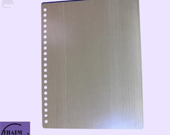 Notebook Cover Template, Laser Cut SVG File, 8.5x11 (Digital Download)