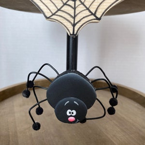 Halloween Tiered Tray Decor, Halloween Decor,  Halloween Spider, Small Wood Sign, Fall Tiered Tray, Halloween Mini Sign, Tiered Tray Sign,