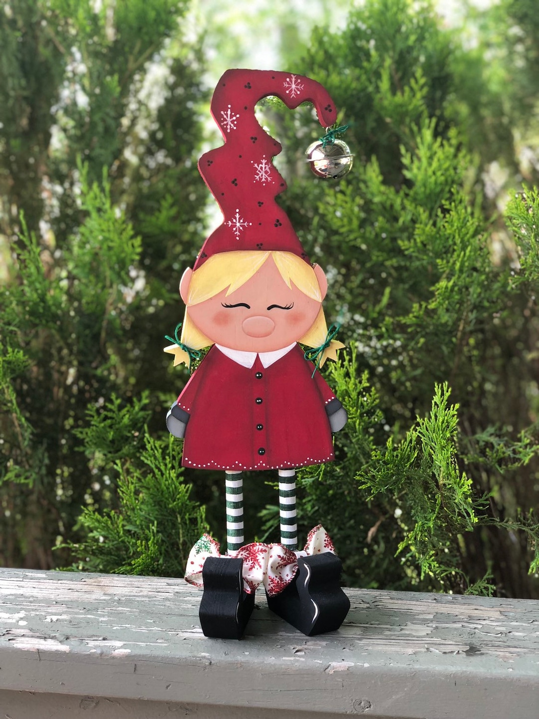 Christmas Gnome, Holiday Gnome, Christmas Decor, Holiday Mantle Decor