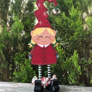 Christmas Gnome, Holiday Gnome, Christmas Decor, Holiday Mantle Decor, Holiday Decor, Tomte, Christmas Elf, Scandinavian Gnome, Gnome Decor