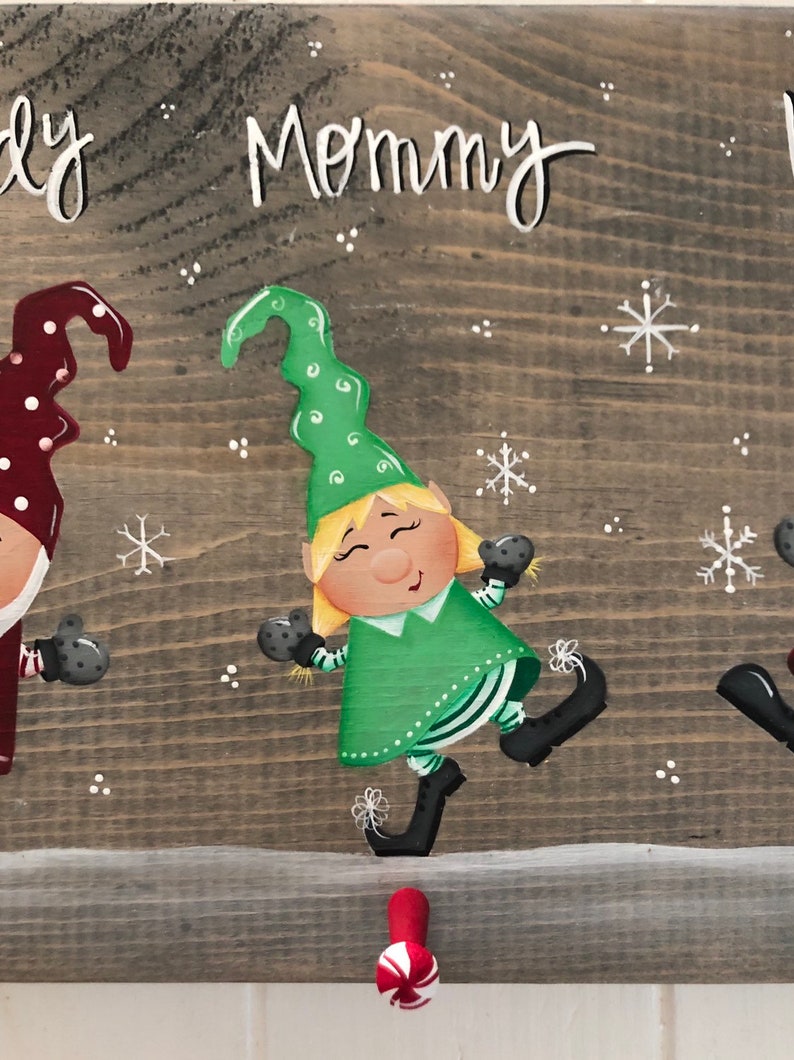 Gnome Stocking Hanger Christmas Decor Stocking Holder Etsy