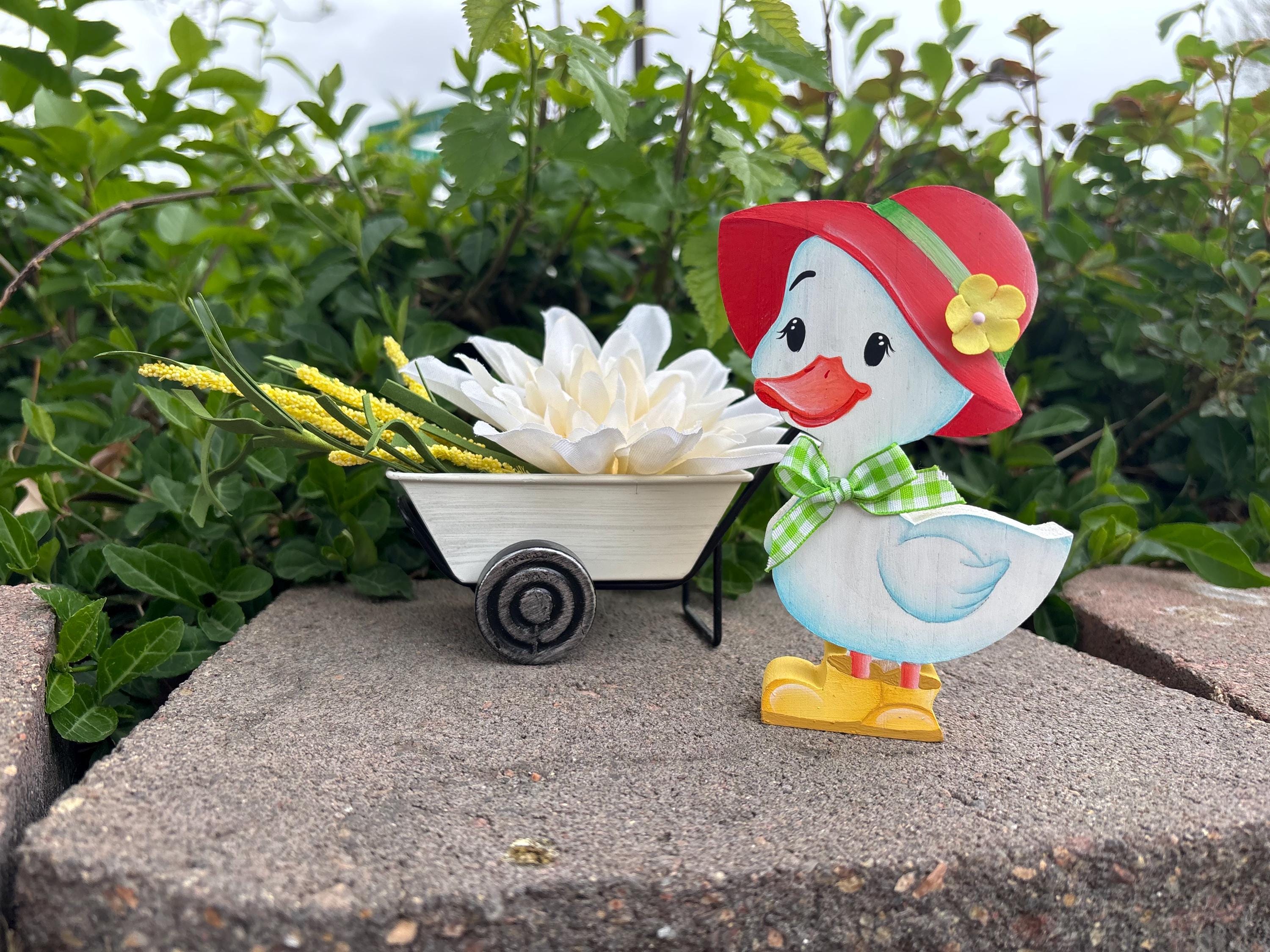 Springtime Goose Hand Painted Spring Goose Decor - Etsy