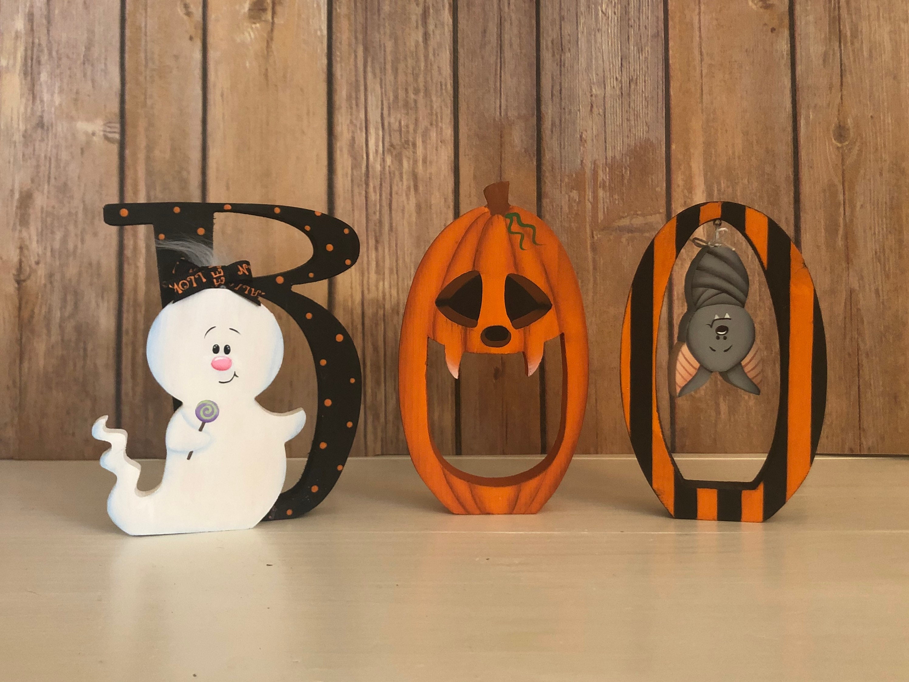 Halloween Tiered Tray Decor, Farmhouse Decor, Fall Mini Sign, Tiered Tray, Coffee Bar Sign, Halloween Decor, Small Wood Sign, Mini Farmhouse - Etsy