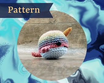 Crochet Pattern | Ripley the Narwhal