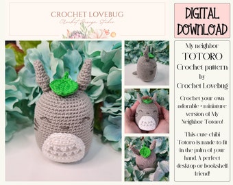 Crochet Pattern, Chibi Totoro