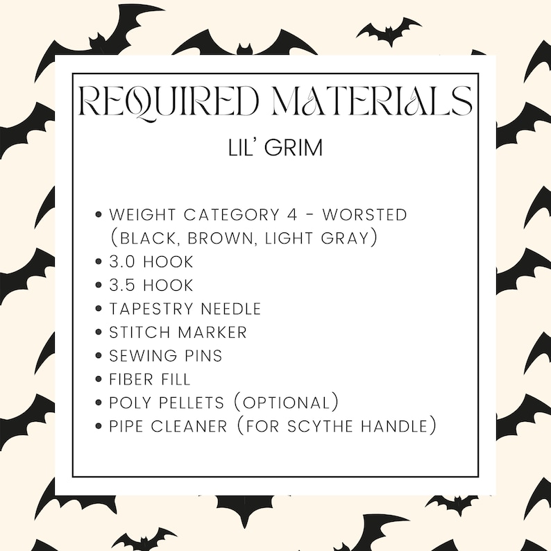 Crochet Grim Reaper Pattern | Halloween Amigurumi, Fall Decor, Boo Basket Gift, Shelf Sitter image 3