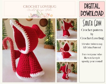 Crochet Pattern | Santa Grim