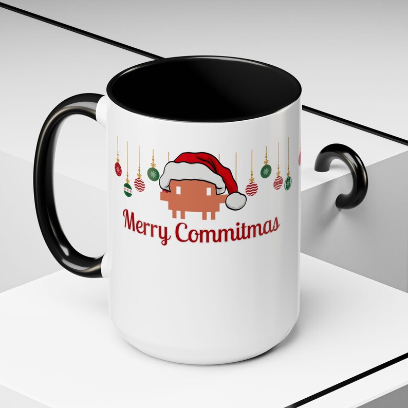 Merry Commitmas Mug, Git Commit Programmer Coffee Cup, Funny Software Engineer Gift image 9