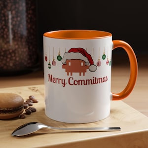 Merry Commitmas Mug, Git Commit Programmer Coffee Cup, Funny Software Engineer Gift image 6