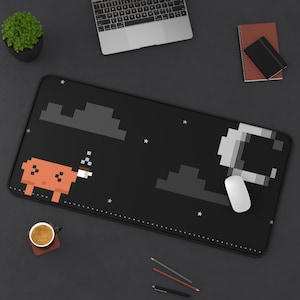 Retro ANSI Claude Code CLI Desk Mat, Programmer Mousepad, AI Developer Clawd Office Pad