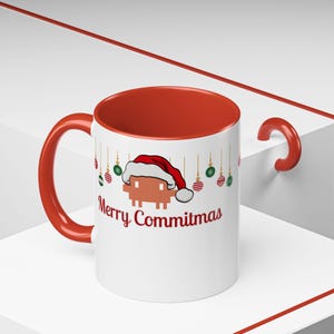 Merry Commitmas Mug, Git Commit Programmer Coffee Cup, Funny Software Engineer Gift image 7