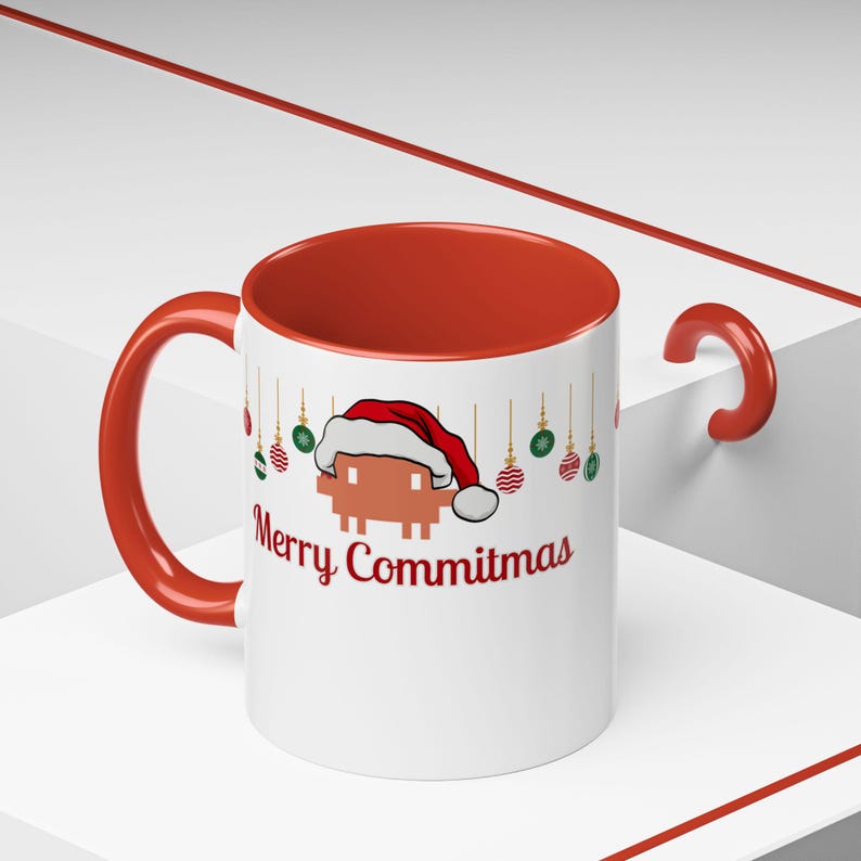 Merry Commitmas Mug, Git Commit Programmer Coffee Cup, Funny Software Engineer Gift image 7