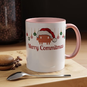 Merry Commitmas Mug, Git Commit Programmer Coffee Cup, Funny Software Engineer Gift image 4