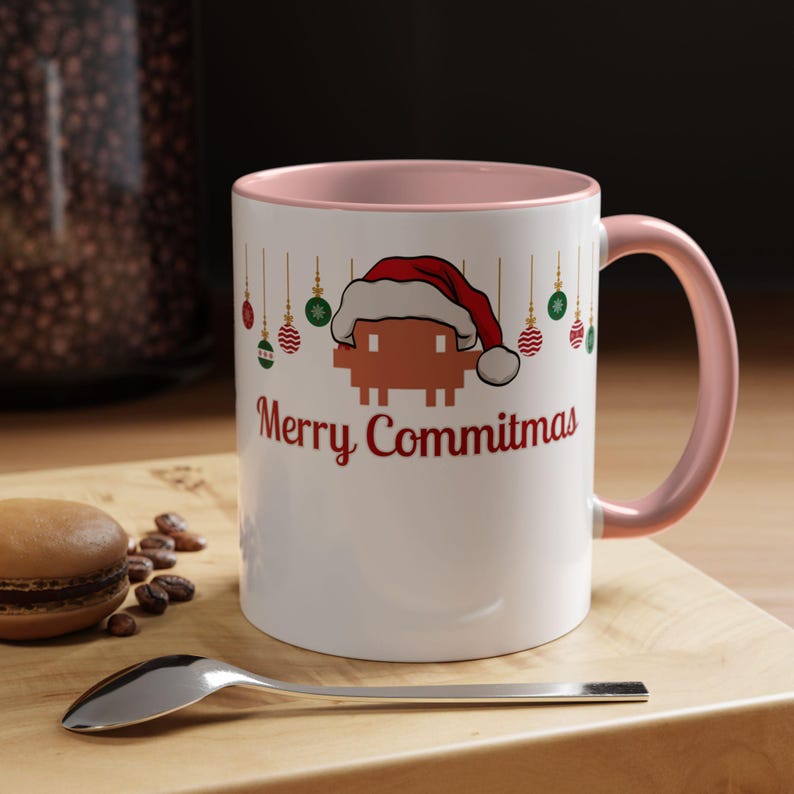 Merry Commitmas Mug, Git Commit Programmer Coffee Cup, Funny Software Engineer Gift image 4