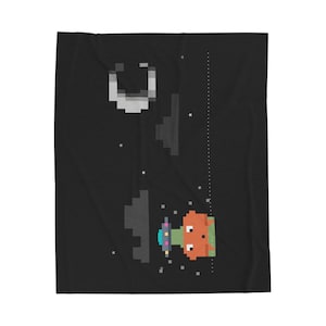 Claude Code UFO Blanket | Alien Abduction Coder Throw | Free Shipping