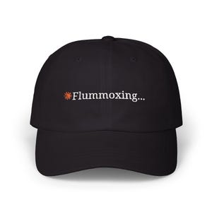 Embroidered Flummoxing Claude Code Hat, Software Developer Gift