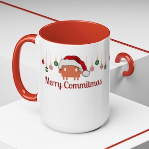 Merry Commitmas Mug, Git Commit Programmer Coffee Cup, Funny Software Engineer Gift image 8