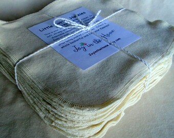 hankies organic cotton perfect 7x7 inches natural