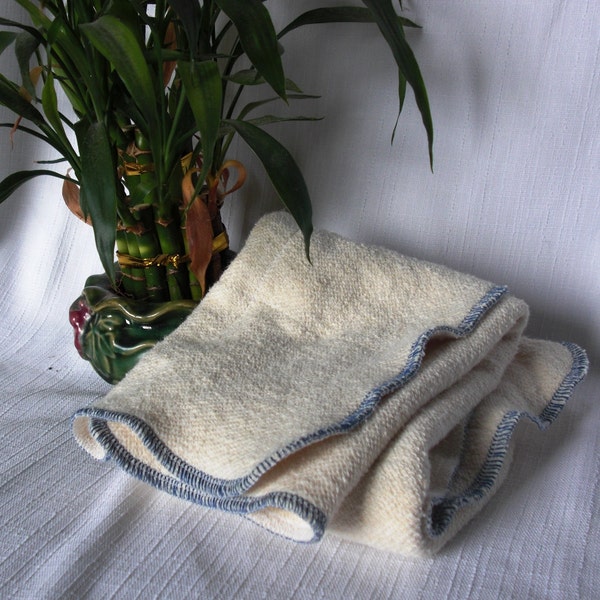 One 14x20 Hemp Dish Towel or Hand Towel - anti-mildew - hemp/cotton or hemp/bamboo - choose edge color