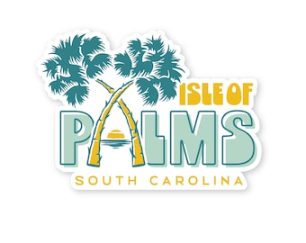3.5" Isle of Palms South Carolina Sticker