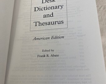 Oxford dictionary and thesaurus 1997