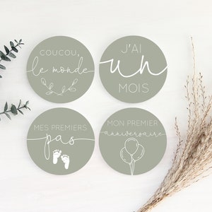 Cartes-étapes, Cartes étape petite enfance, petite enfance, cadeau pour maman, papeterie bébé, cadeau grossesse, milestones cards, CR5S