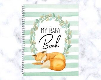 baby memory book etsy