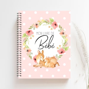 Album de Bébé, Livre de Bébé Fille, Livre Bébé Fille, Cadeau Bébé Fille, Livre Souvenirs Bébé, Papeterie Bébé, Journal de Grossesse, BF3