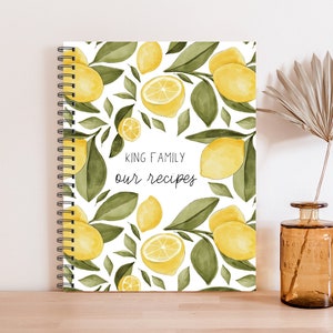 Family Recipes Book, Kitchen Recipe Journal, Journal Recipe, Family Recipes, wedding gift, wedding gift, housewarming, Family cookbook, C20A