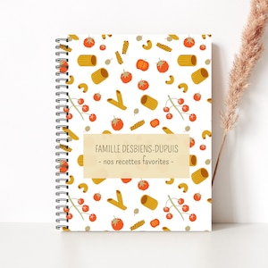 Livre de recettes personnalisé, Livre de recette familial, recettes de famille, souvenirs de famille, livre de cuisine familial, C49F
