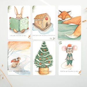 Cartes de l'Avent, Avent Noël, Calendrier de l'Avent, działania Noël, avent3