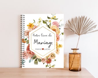 Planificateur de Mariage, Journal de Mariage, Mariage, Planificateur, Fiancailles, Journal de future mariée, Agenda de Mariage, LW20F