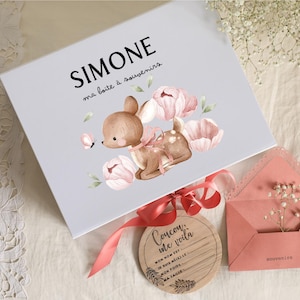 Personalized Baby Memory Box, Custom Baby Keepsake Box, Newborn Baby Gift, Baby Shower Gift, New Mom Gift, New Baby Gift, BP27
