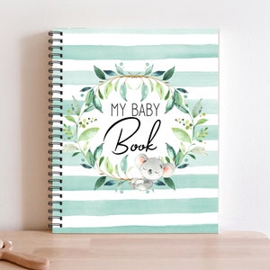 Baby Book, Baby Books, Baby Memory Book, Baby Album, Baby Journal, Baby Nursery, Baby Shower Gift, New Mom Gift, Pregnancy Gift, BB20