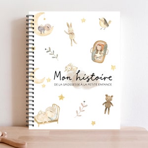 Livre de Bébé, Journal de bébé Unisexe, Bébé, Livre de Naissance, Livre Petite Enfance, Journal de Grossesse, Journal de Grossesse, C60