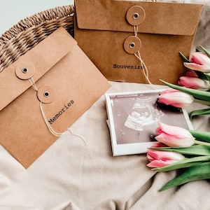 Enveloppe souvenirs, memories envelope, keepsake envelope, add on for book