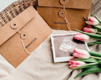 Enveloppe souvenirs, memories envelope, keepsake envelope, add on for book