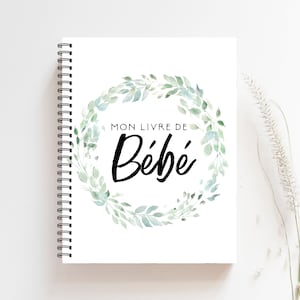 Livre de Bébé, Journal de Bébé, Album Souvenirs pour Bébé, Journal De Grossesse, Cadeau Bébé,  Décor Minimaliste Bébé, Chambre Bébé, M144F
