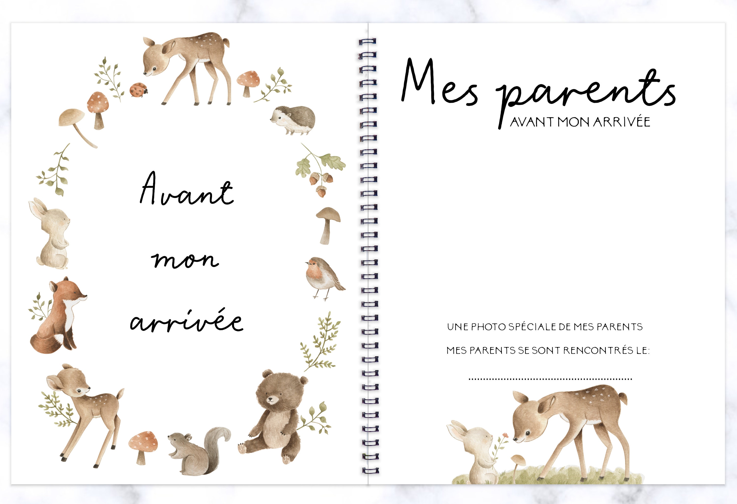 Page De Garde Cahier Du Jour Cp Lmeb Livre De Bébé Journal De Bébé Unisexe Bébé Livre De - Etsy UK