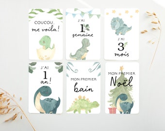 Cartes-étapes, Cartes étape petite enfance, petite enfance, cadeau pour maman, papeterie bébé, cadeau grossesse, jalons cards, BE6