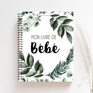 Livre de bebê, Cadeau de Naissance Bébé, Album bébé garçon, Décor Chambre de Bébé Unissex, Cadeau de Shower Bébé, Décor Scandinave, M160F