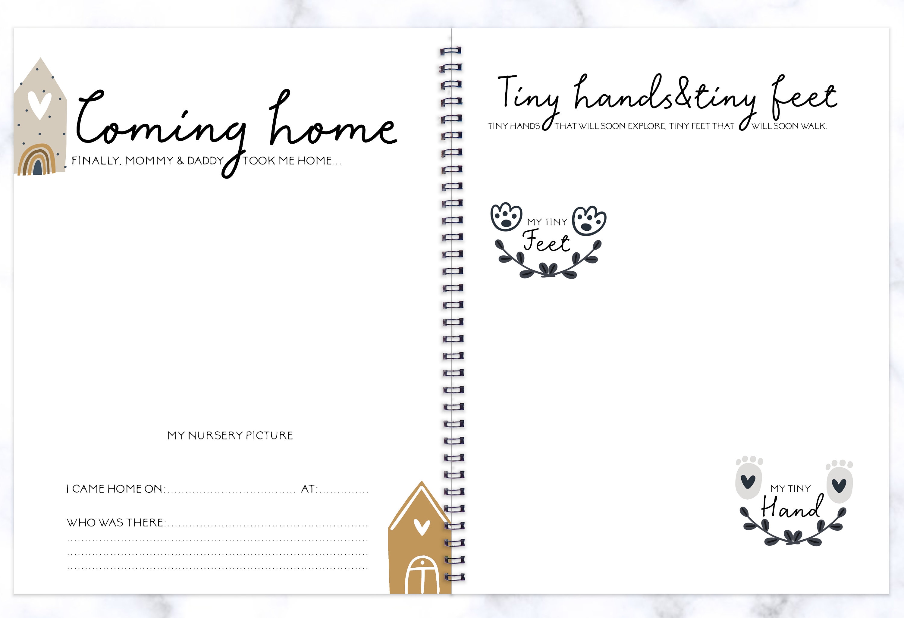 Baby Boy Book Baby Boy Album Baby Boy Milestones Book Etsy