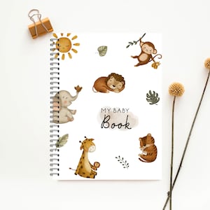 Baby Book, Baby Journal, Baby Shower, Baby Album, Pregnancy Gift, Baby Gift, Mother Gift, Pregnancy Gift,  Baby Boy, BB68