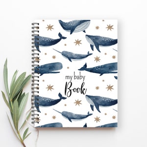 Baby Book, Baby Boy Journal, Baby Boy Book, Baby Boy Milestones Book, Baby Album, Baby Girl Journal, Baby Book First Year, Baby Boy, M203A