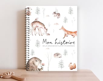 Livre de Bébé, Journal de bébé Unisexe, Décor Bébé, Livre de Naissance, Livre Petite Enfance, Journal de Grossesse, Cadeau Maman, C7