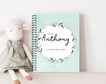 Letters to my son, Letters to my child, as I watch you grow, baby book, diary, letters to my baby, baby journal, journal, notebook, L3A