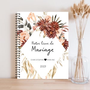 Planificateur de Mariage, Journal de Mariage, Mariage, Planificateur, Fiancailles, Journal de future mariée, Agenda de Mariage, CP, LW44F image 1