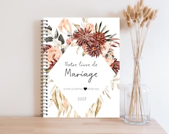 Planificateur de Mariage, Journal de Mariage, Mariage, Planificateur, Fiancailles, Journal de future mariée, Agenda de Mariage, CP, LW44F