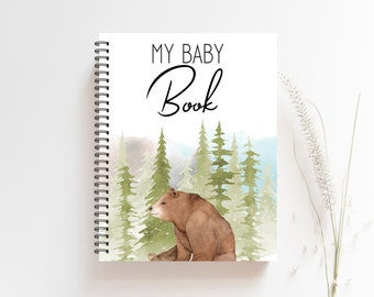 Livres pour bébé, Livre pour bébé, Cadeau de fête de bébé, Livre souvenir de bébé, Cadeau de nouveau bébé, Cadeau de bébé garçon, Cadeau de bébé garçon, Souvenirs de bébé, Album de bébé, BB31