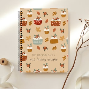 Family Recipes Book, Kitchen Recipe Journal, Journal Recipe, Family Recipes, wedding gift, wedding gift, housewarming, Family cookbook, C52A